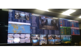 Cung cấp và lắp đặt Hệ thống màn hình ghép 3x6x49 Sân Bay Đà Nẵng