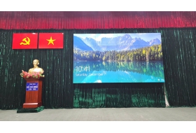 TT CHÍNH TRỊ QUẬN TÂN PHÚ - HT Màn hình ghép hội trường