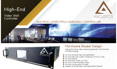 High-end Video Wall Controller with Modular Design – ACVW4 Series