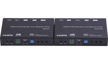 KCE812RK3-4K HDMI + USB KVM Extender over IP / Fiber
